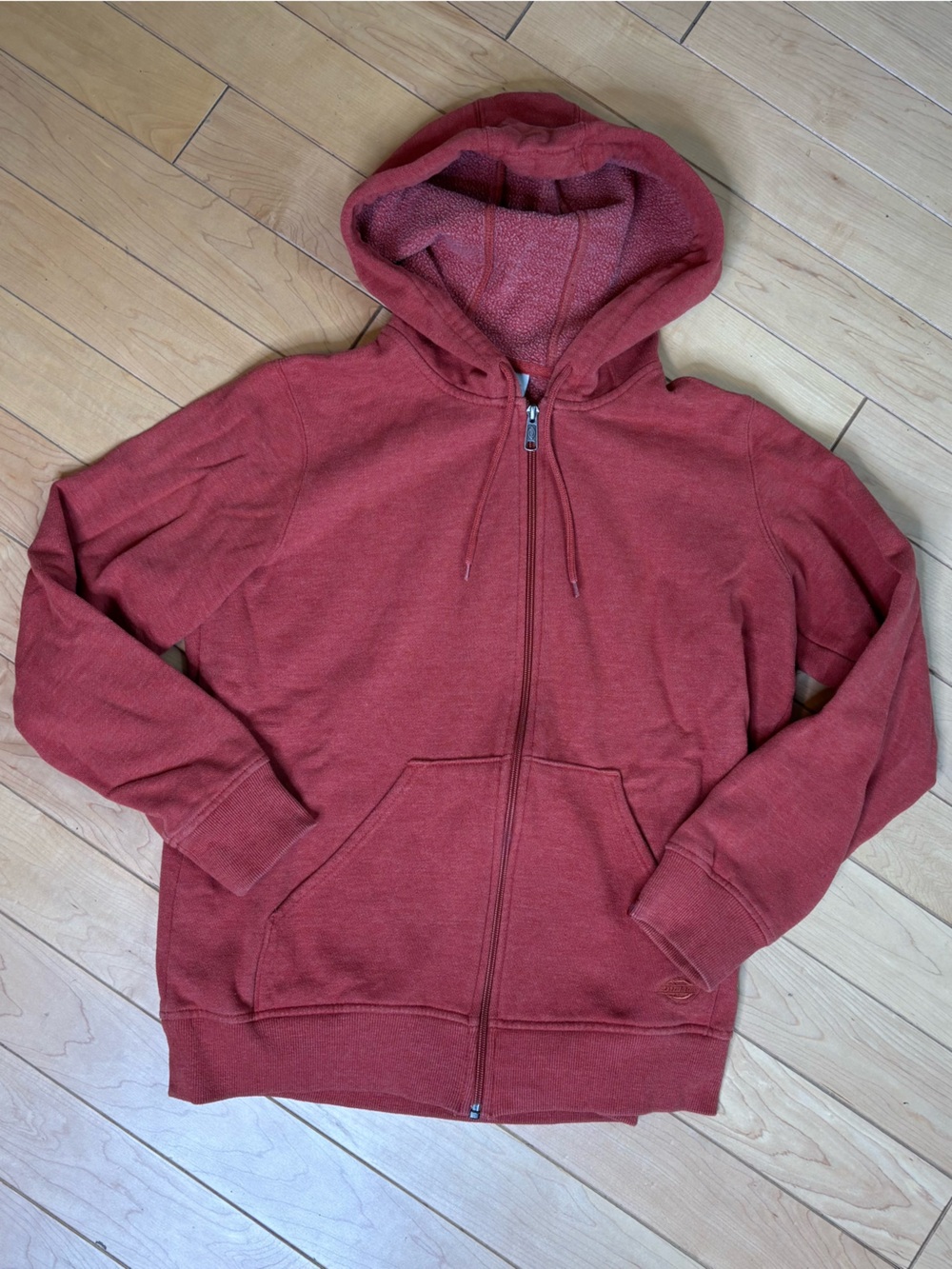 Dickies Crafted for Women Full-Zip Hoodie Red